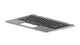 HP L53785-DH1 laptop reservedel Kabinetbase + tastatur