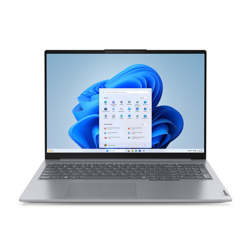 Lenovo ThinkBook 16 G7 ARP AMD Ryzen™ 7 7735HS Laptop 40,6 cm (16") WUXGA 16 GB DDR5-SDRAM 1 TB SSD Wi-Fi 6E (802.11ax) Windows 11 Pro Engelsk Grå
