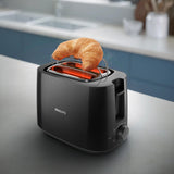 Philips Daily Collection HD2581/90 Brødrister - 2 skiver, bred brødholder, sort
