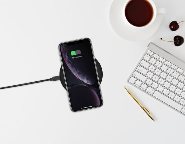 Ansmann WiLine 15R Smartphone Sort USB Trådløs opladning Indendørs