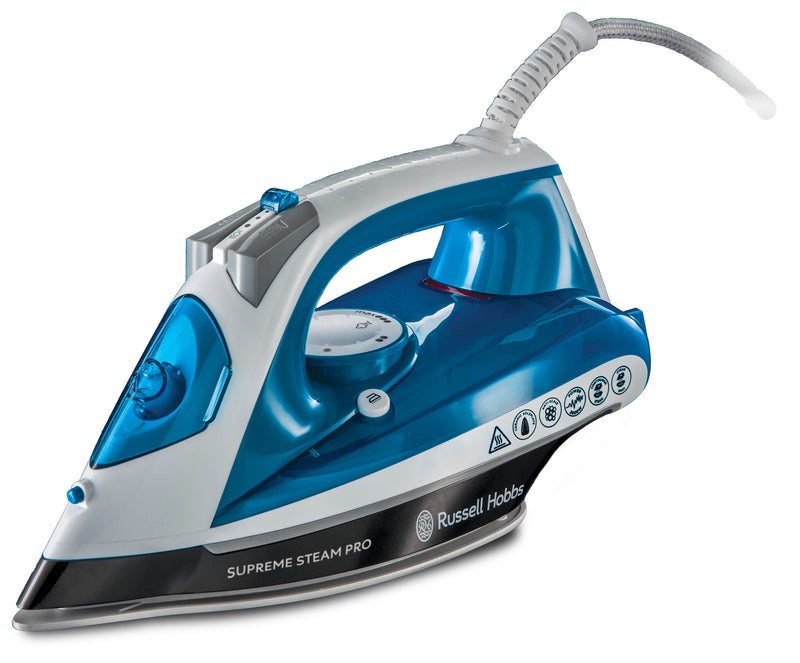 Russell Hobbs Supreme Steam Pro 2600 W 0,31 L Keramisk strygesål Blå, Hvid