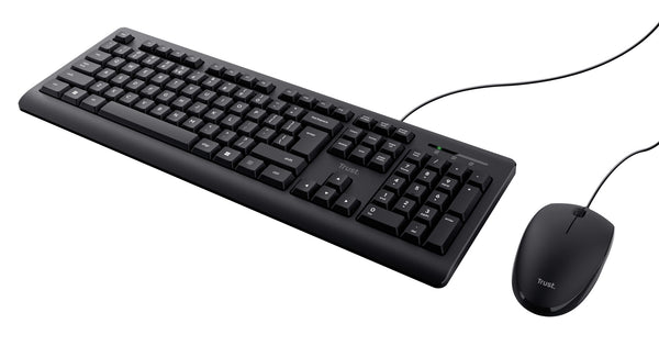 Trust Primo tastatur Mus inkluderet Universel USB QWERTY US engelsk Sort