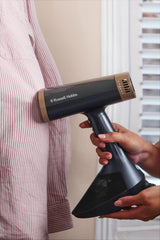 Russell Hobbs 28550-56 beklædningsdamper Håndholdt beklædningsdamper 0,2 L 1400 W Blå, Guld