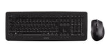 CHERRY DW 5100 tastatur Mus inkluderet Universel RF trådløst QWERTZ Tysk Sort