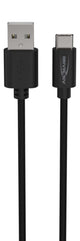 Ansmann 1700-0130 USB-kabel 1 m USB A USB C 0,48 Gbit/sek. Sort