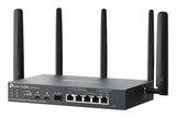 TP-Link Omada ER706WP-4G trådløs router Gigabit Ethernet Dual-band (2,4 GHz / 5 GHz) Sort