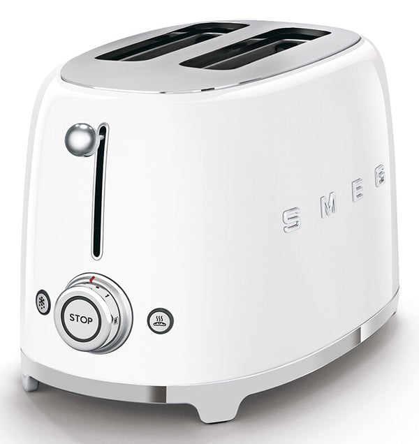 Smeg 50's Style Brødrister TSF01WHEU Hvid