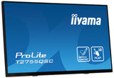 iiyama ProLite T2755QSC-B1 computerskærm 68,6 cm (27") 2560 x 1440 pixel Quad HD LCD Berøringsskærm Sort