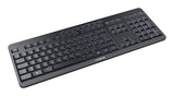 CHERRY Stream keyboard ultimate tastatur Hjemme/kontor USB + RF Wireless + Bluetooth QWERTZ Tysk Sort