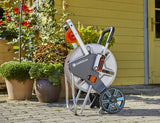 Gardena 18547-20 haveslangespole Multi-positionshjul Vejledning Sort, Rustfrit stål