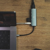 XtremeMac dockingstation USB Type-C 5000 Mbit/s Grå