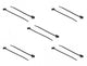 DeLOCK 18893 kabelsamler Udløselig kabelbinder Nylon Sort 10 stk