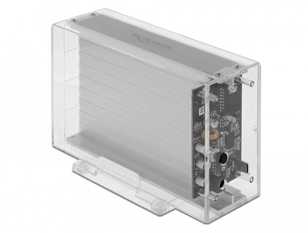 DeLOCK 42624 drevkabinet HDD/SSD kabinet Transparent 2.5/3.5"