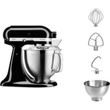 KitchenAid Artisan 5KSM185PS foodprocessor 300 W 4,8 L Sort