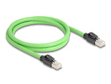 DeLOCK 80889 netværkskabel Grøn 1 m Cat6a SF/UTP (S-FTP)