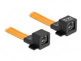 DeLOCK 87031 netværkskabel Sort, Orange 0,3 m