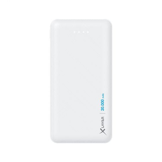XLayer 217286 powerbank Lithium polymer (LiPo) 20000 mAh Hvid
