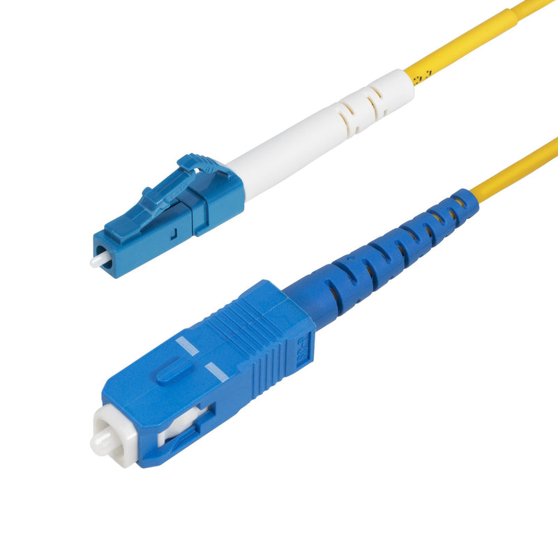 StarTech.com SPSMLCSC-OS2-2M InfiniBand og fiberoptisk kabel LC SC Gul
