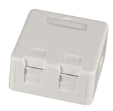 EFB Elektronik Keystone Verteilerbox Aufputz, 1-Port, Staubschutz selbstschließend