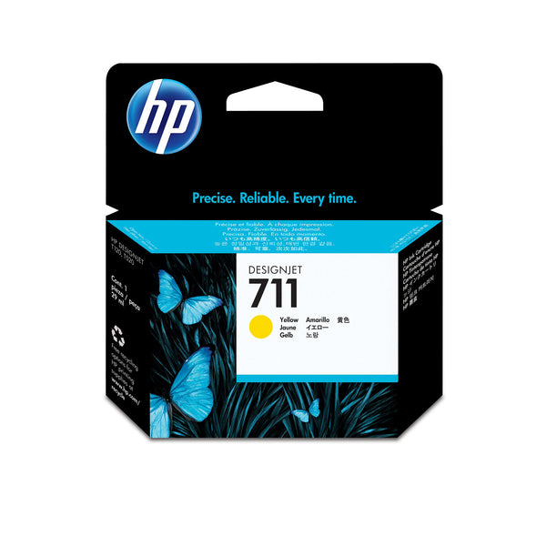 HP 711 DesignJet-blækpatron med 29 ml, gul