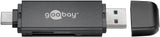 Goobay 58261 kortlæser USB Sort