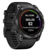 Garmin fēnix 7X Pro 3,56 cm (1.4") MIP 51 mm Digital 280 x 280 pixel Berøringsskærm Sort Wi-Fi GPS (satellit)