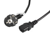 Lanberg CA-C13C-11CC-0030-BK el-ledning Sort 3 m C13 forbinder CEE7/7
