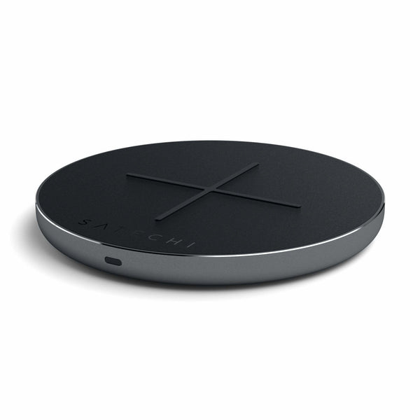 Satechi ST-IWCBM oplader til mobil enhed Smartphone Sort, Grå USB Trådløs opladning Hurtig opladning Indendørs