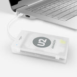 Axagon ADSA-1S drevkabinet HDD/SSD kabinet Hvid 2.5"