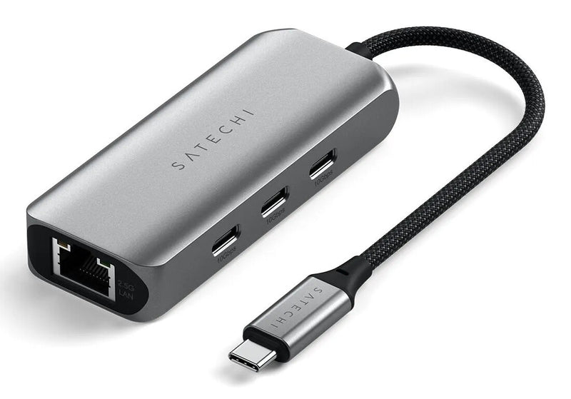 Satechi ST-H3C25EM interface hub USB Type-C 10000 Mbit/s Grå
