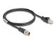 DeLOCK 80866 netværkskabel Sort 1 m Cat5e S/FTP (S-STP)