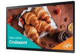 Samsung QB24C-T Digital fladpaneldisplay 61 cm (24") LED Wi-Fi 250 cd/m² Fuld HD Sort Berøringsskærm Indbygget processer Tizen 7.0 16/7