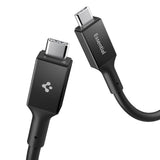 Spigen ACA09461 USB-kabel USB4 Gen 3x2 1,2 m USB C 40 Gbit/sek. 240 W Sort