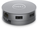 DELL DA305 Ledningsført USB 3.2 Gen 2 (3.1 Gen 2) Type-C Sølv