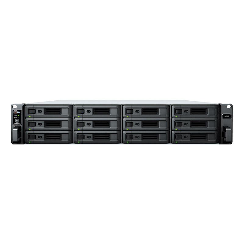 Synology SA SA6400 NAS & lagringsserver Stativ (2U) EPYC 7272 32 GB DDR4 0 TB DiskStation Manager Sort