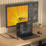Satechi ST-P7SM interface hub USB Type-C 10000 Mbit/s Grå