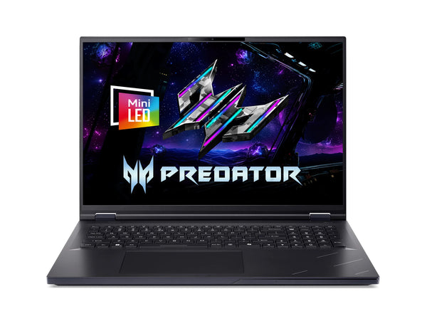 Acer Predator PH18-I71-9939 Intel Core Ultra 9 290HX Plus Laptop 45,7 cm (18") WQUXGA 32 GB DDR5-SDRAM 1 TB SSD NVIDIA GeForce RTX 5090 Wi-Fi 7 (802.11be) Windows 11 Home Sort