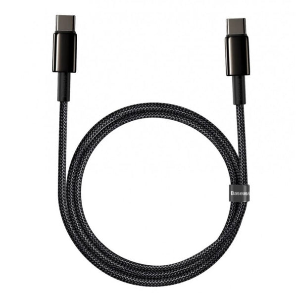 Baseus CATWJ-01 USB-kabel 1 m USB C 100 W Sort