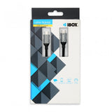 iBox IKUMTC31G2 USB-kabel USB 3.2 Gen 2 (3.1 Gen 2) 1 m USB C Sort