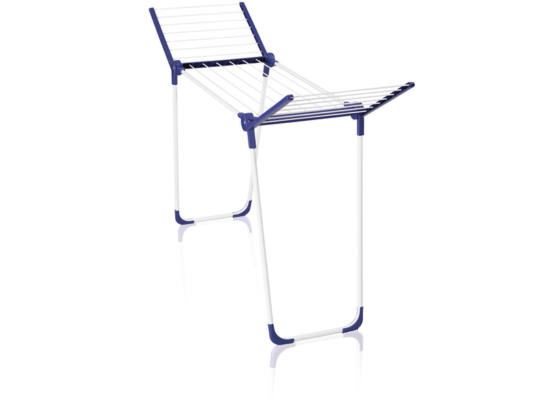 Leifheit Pegasus 120 Solid Compact Fritstående stativ Blå, Hvid