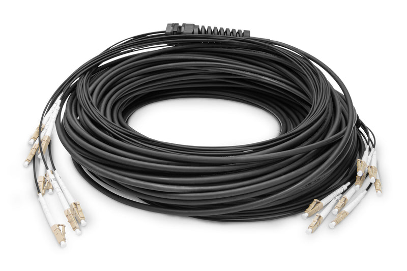 Digitus DK-24338U075BK-BBB InfiniBand og fiberoptisk kabel 75 m LC U-DQ(ZN) BH Sort