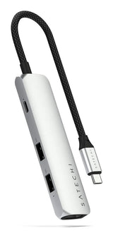 Satechi ST-P4SS interface hub USB Type-C 10000 Mbit/s Sølv