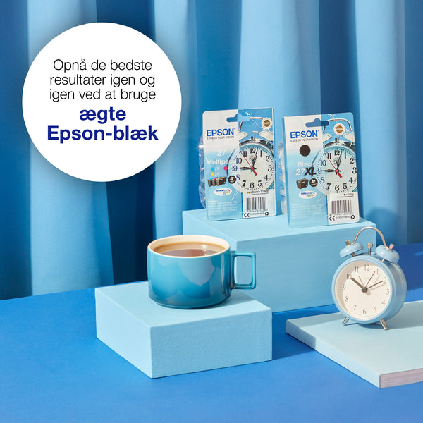 Epson Alarm clock Singlepack Cyan 27 DURABrite Ultra Ink