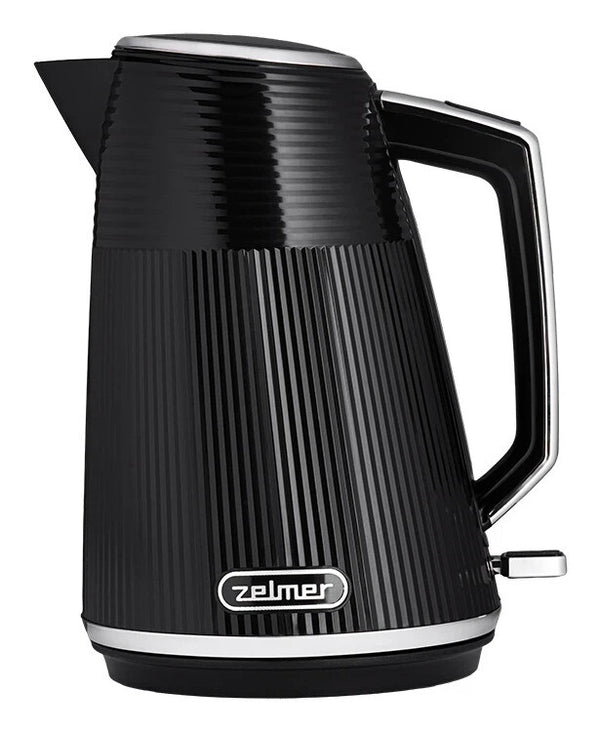 Zelmer ZCK7656 Elegant Line k elkedel 1,7 L 2200 W Sort, Sølv
