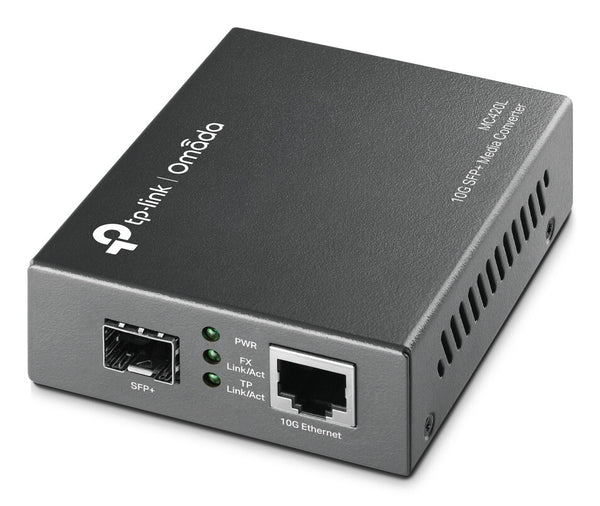 TP-Link Omada MC420L netværksomformer til medie 10000 Mbit/s Multitilstand, Enkeltilstand Sort