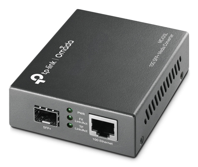 TP-Link Omada MC420L netværksomformer til medie 10000 Mbit/s Multitilstand, Enkeltilstand Sort