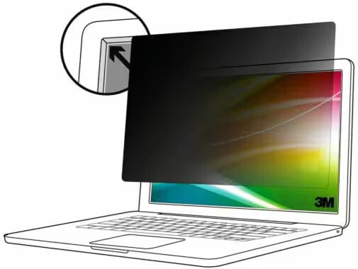 3M BPNAP001 antirefleks skærm 33,8 cm (13.3") Laptop Rammeløst display privatlivsfilter