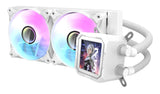 darkFlash DV240S Processor Alt-i-en væskekøler 12 cm Hvid 1 stk