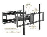 Gembird WM-120ST-01 tv-beslag 3,05 m (120") Sort