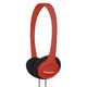 Koss KPH7 Hovedtelefoner Ledningsført Headset Musik Rød
